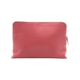 thumbnail image 2 of Pre-Owned COACH Pink Gold Hardware Calfskin Pouch for Women (Good), 2 of 9