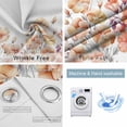 thumbnail image 6 of Blackout Curtains for Bedroom, Orange Spring Floral Room Darkening Window Drapes for Living Room, Summer Botanical Watercolor Flower Thermal Insulated Grommet Curtains, 42x84 inch, 2 Panels, 6 of 9