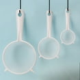 thumbnail image 4 of Versatile 3-Piece Kitchen Strainer Set with Plastic Nylon Mesh Construction, Double Ear Handles Provide Secure Grip, Perfect as Flour Sifter, Tea Strainer and Food Colander, 4 of 8