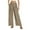 A-Khaki, variant on Wyobmus Womens Wide Leg Yoga Sweatpants Casual Comfy Stretch Elastic Waist Lounge Workout Pants With Pockets B-Dark Blue