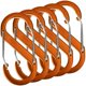 thumbnail image 2 of Mosquetones Ganchos TwinLockOrange 5Pzas 10kg Forma S Bloqueo Automático Naranja Aleación de Aluminio., 2 of 2
