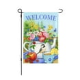 thumbnail image 1 of Garden Flag 12x18 Double Sided Welcome Tea Picnic Small Decorative Flag For Indoor, 1 of 7