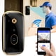 thumbnail image 1 of Timbre inalámbrico con cámara y video HD WiFi 1080P, detector de movimiento y altavoz de visión nocturna para iOS y timbre., 1 of 9