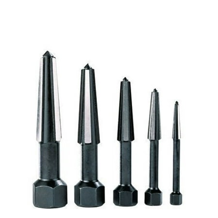 

LzerLyh Dual-Edged (Easy Out) Screw Extractors 5-Piece Set in Plastic Tube