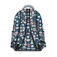 thumbnail image 2 of Dental Tooth Students Backpack Oral Care Dentist School Bag with Tooth Pattern, Comfortable and Adjustable Strap for Students, 2 of 6