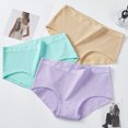 thumbnail image 6 of Seamless Women's Underwear Cotton Mid Waist Comfortable and Traceless Pants, 6 of 7