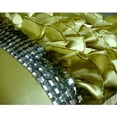 thumbnail image 2 of Pillow Cases, Pillowcase&nbsp;With Zipper, Decorative Pillow Cover 24x24 inch (60x60 cm) Green, Satin Throw Pillow Cover, Handmade Pillow Cover, Contemporary, Solid - Diamonds & Ruffles, 2 of 4