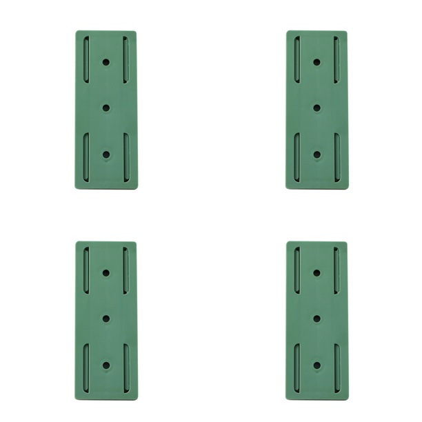 Retenedor Enchufe Montado en La Pared Soporte Fijador Toma Corriente para El Sin Perforaciones (verde)