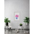thumbnail image 4 of Bushy Pink Vase Framed Painting Print, 4 of 6