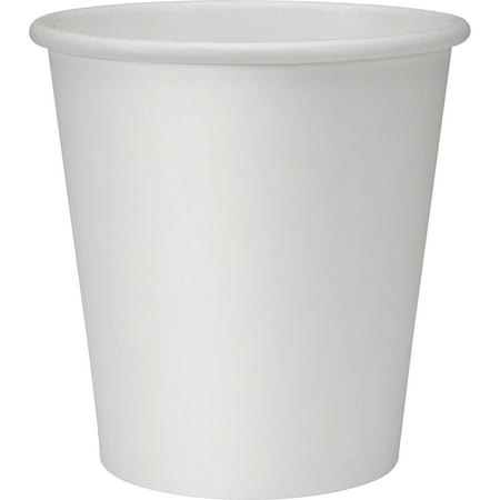 Plain Demi Cup - Unicup 10oz Plain White PE Hot Paper Cup(1000 cups/case)