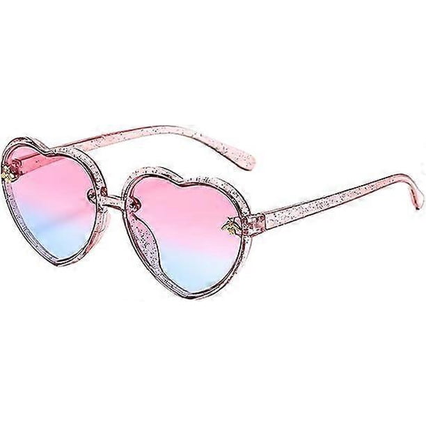 heart sunglasses kids girls - boys children are love heart shaped sunglasses trendy cute forage 3-10