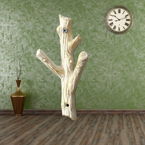FRCOLOR 1Set Rustic Tree Branch Hooks Wall Mounted Hat and Coat Rack for Home Use in Random Color 7.1x3.9x3.7in