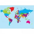 thumbnail image 1 of Carte du Monde Intelligente en Poly 13 x 19 Po., 1 of 1