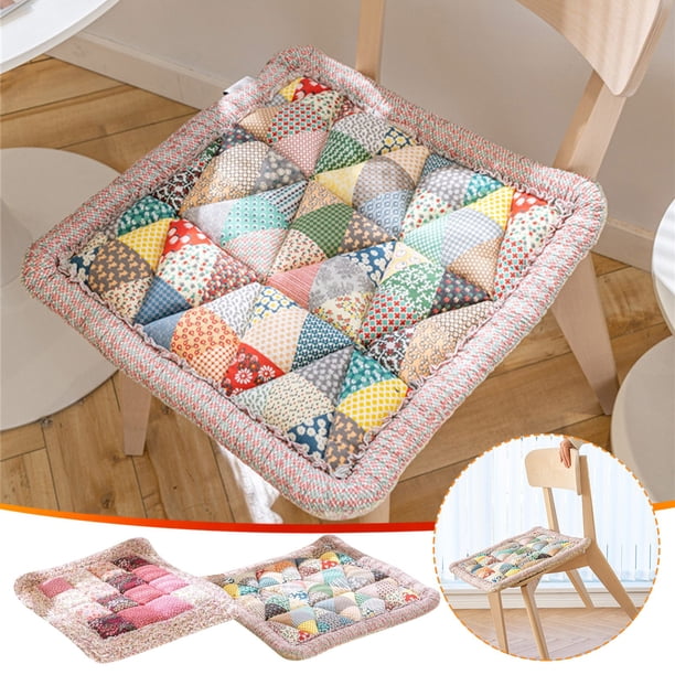 Funda de Sofá de Algodón a Cuadros, Color Crema, 50 X 50 Cm, Antideslizante, Lavable a Máquina, para Uso Doméstico y de Jardín.