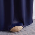 thumbnail image 5 of THD Cambridge Navy Blackout Curtains 84 Inches Long - Room Darkening Blue Curtains for Bedroom, Sleep Well Thermal Insulated Window Curtain Grommet Panels, Set of 2 (52 W x 84 L, Navy Blue), 5 of 9