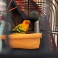 thumbnail image 3 of Winter Warm Bird Nest House Shed Hut Hanging Hammock Cage Plush Birds Hut Hideaway for Parrot Bird Cage S, 3 of 5
