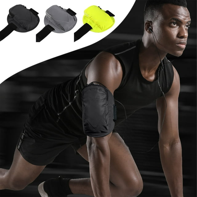 Sac de Bras de Course Multifonctionnel Imperméable Résistant à la Transpiration Reflective Sports Brassard pour Rangement Sécurisé du Téléphone pendant le Jogging Nocturne et les Activités D\'entraînement Physique en Plein Air Sopatenor