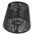 thumbnail image 2 of Lámpara Minimalista Moderna con Diseño de , Cubierta de Luz, Pantalla de Metal, Jaula de Metal Decorativa para Lámpara de Mesa, Luz de Suelo, Cas Negro Gloria pantalla de lámpara decorativa, 2 of 9