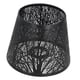 thumbnail image 2 of Pantalla de lámpara minimalista moderna de Metal decorativa para lámpara de mesa y luz de suelo Negro perfecl, 2 of 8