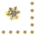 thumbnail image 1 of Toystoory Ajuste de la Decoración Decorativa Suministro de la casa Servilletas Círculos Versátil Restaurante Adorno Toalla Hebilla Oro de Imitación de oro 10piezas Toystoory CBP262804, 1 of 4
