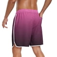 thumbnail image 7 of LMOIPLI Mens Swim Trunks with Mesh Liner Quick Dry Bathing Suits Beach Vacation Swimsuit Board Shorts with Pocket Hot Pink S, 7 of 7