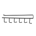 thumbnail image 1 of Mug Rack, Stable Reliable Durable Wearable Coffee Mug Holder Simple Elegant Style Easy Installation  For Home For Kitchen For Restaurant Black, 1 of 8