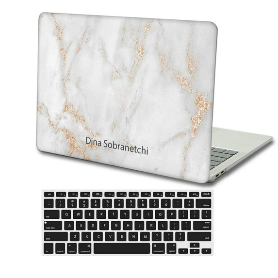 KSK KAISHEK Compatible MacBook Pro 15" Case 2015/2014/2013/2012 Rel. Model A1398, Plastic Hard Case Cover + Black Keyboard Cover, Marble 143_1