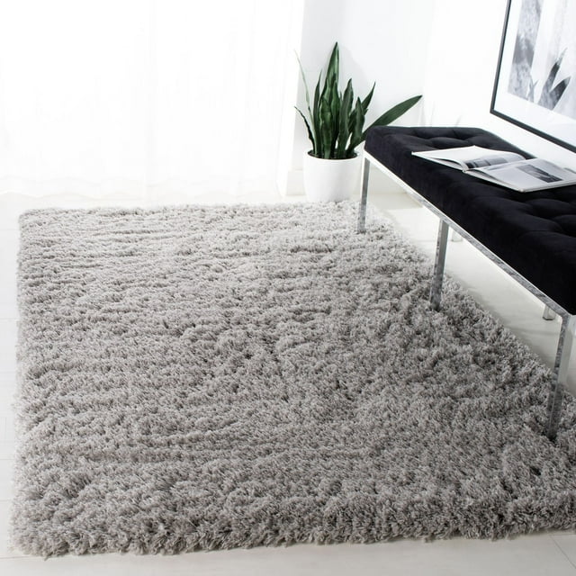SAFAVIEH Polar Abbot Solid Extreme Plush Shag Area Rug