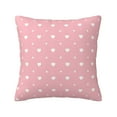 thumbnail image 1 of ZICANCN Pink Heart Background Throw Pillow Covers, Bed Couch Sofa Knit Decorative Pillow Covers for Living Room Farmhouse, 22"x22", 1 of 8