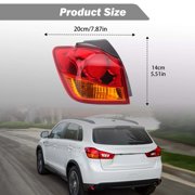 MZORANGE Left Side Outer Rear Tail Light Stop Lamps for Mitsubishi Outlander Sport ASX 2011-19 Driver Side with Bulbs