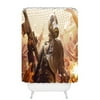 Ganma Game Killing Floor Games Game Shooter Fps Zombie New Year Christmas Shower Curtain Polyester Fabric Bathroom Shower Curtain 60x72 inches