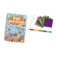 thumbnail image 4 of Manualidades con papel de aluminio para niños, libros para colorear, suministros de arte, regalos de cumpleaños, libros de pegatinas de arte mágico B, 4 of 8