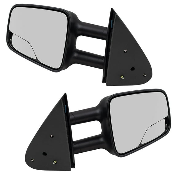 Brock Manual Tow Mirror for 1999-2006 Silverado 1500 Extendable Spotter Glass Manual Fold Set