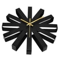 thumbnail image 4 of Living Room Clock, Creativity Wall Clock Multi Ribbon Shape  for Dining Room Black, 4 of 8