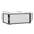 thumbnail image 2 of Miumaeov Portable DJ Event Facade Booth Foldable Cover Screen with White Black Scrims + Travel Bag Case, 2 of 12