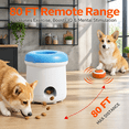 Automatic Button-Activated Interactive Dog Dispenser, Slow Feeder ...