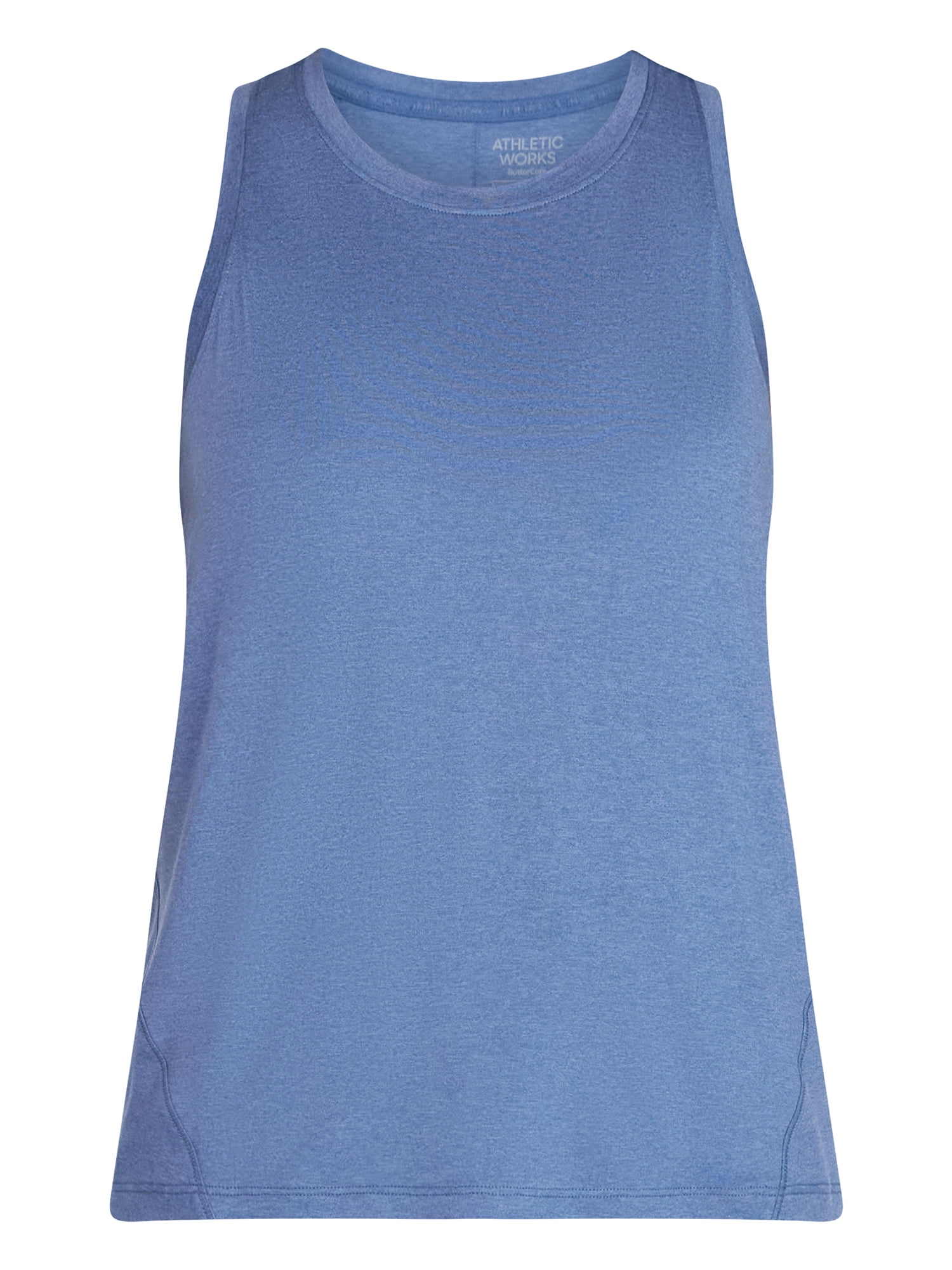 Athletic Works Women's and Women's Plus ButterCore Racerback Tank Top, Sizes XS-4X