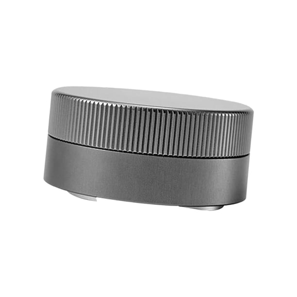 Nivelador de café de aleación de aluminio, herramienta dispensadora de espresso, distribuidor manual de café. 53 mm gris