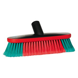 Vikan 11" Waterfed Vehicle Brush- Soft/Split, Transport Line - Black (1 Unit)