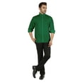 thumbnail image 2 of Bestman Formal Front Button Placket Solid Shirts For Mens Long Sleeve Regular Fit Shirt, 2 of 7