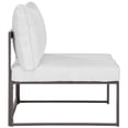 thumbnail image 4 of Modway Fortuna 5 Piece Outdoor Patio Sectional Sofa Set in Brown White, 4 of 7