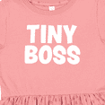 thumbnail image 4 of Inktastic Tiny Boss Girls Toddler Dress, 4 of 5
