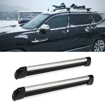 ECCPP Universal Ski/Snowboard Roof Rack,Ski Roof Carrier Fit Most Vehicles Equipped Cross Bars w/Key