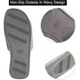 thumbnail image 5 of LORDFON Open Toe Womens Slippers Slip-On House Slippers with Memory Foam, 5 of 7