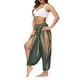 thumbnail image 3 of Txlixc Pantalones de entrenamiento para mujer, estampado digital bohemio, pantalones de yoga sueltos con lado dividido Txlixc Estilo de ocio, 3 of 9