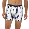 thumbnail image 2 of Disketp Lavender Flowers Men's Boxer Briefs Men’s Underwear Boxer Briefs for Men, 2 of 7