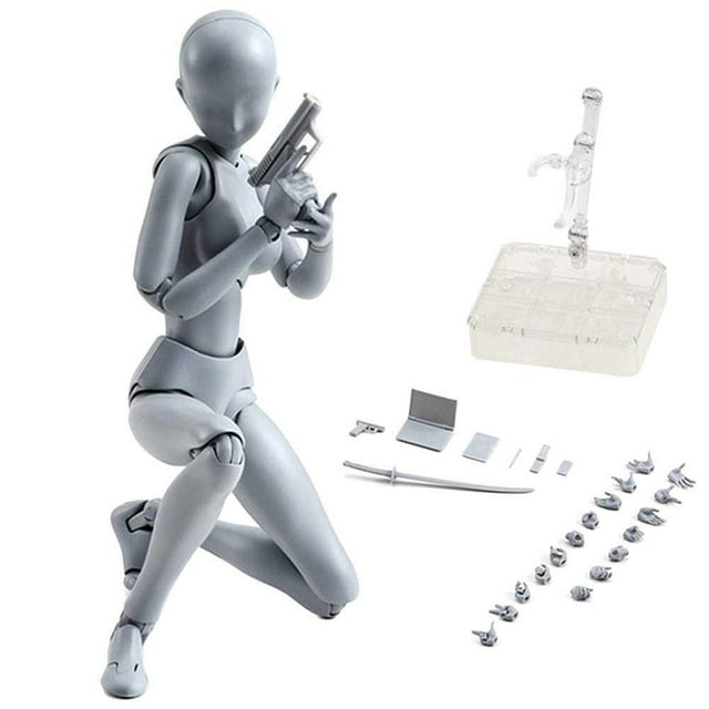 Modelos de dibujo de figuras de acción AHOHOS Body Kun Doll Body-Chan