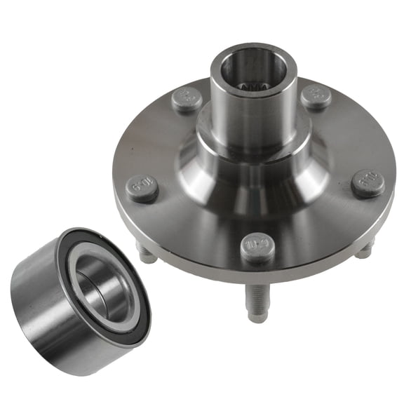 TRQ Rear Wheel Hub Bearing Kit Driver Passenger Each for Escape Mariner Tribute BHA53253 Fits select: 2001-2012 FORD ESCAPE, 2005-2011 MERCURY MARINER