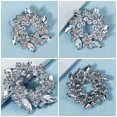 thumbnail image 4 of Milisten Bouquet Brooch Pin Wedding Bridal Rhinestone Brooch Pin Birthday Gift for Women, 4 of 6