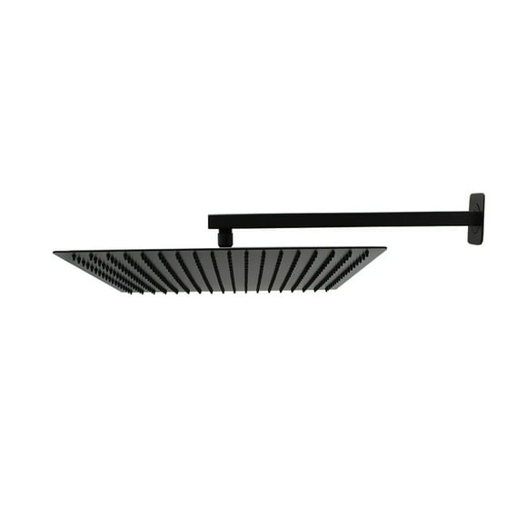 Regadera Cuadrada Rubinett 40 Cm XK-10-40N Negro Mate